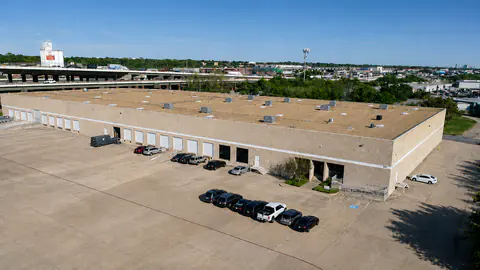 Aerial view of the Impress Designs facility in Carrollton, Texas
