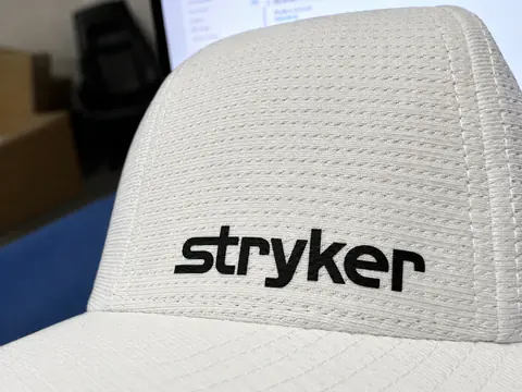 Close view of detailed direct to film on a finished cap